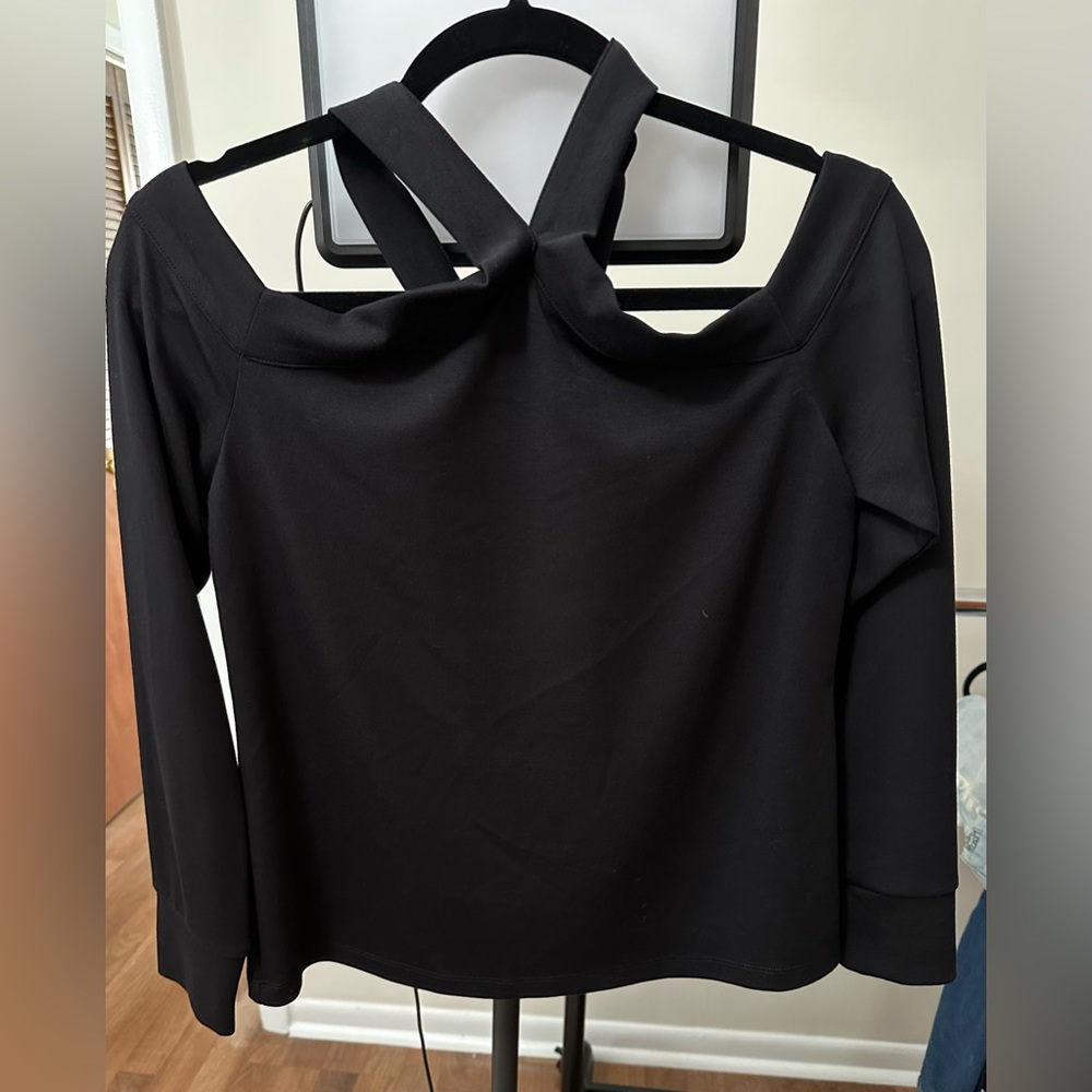 Worthington Women's Off The Shoulder Top Color Black Size XS
